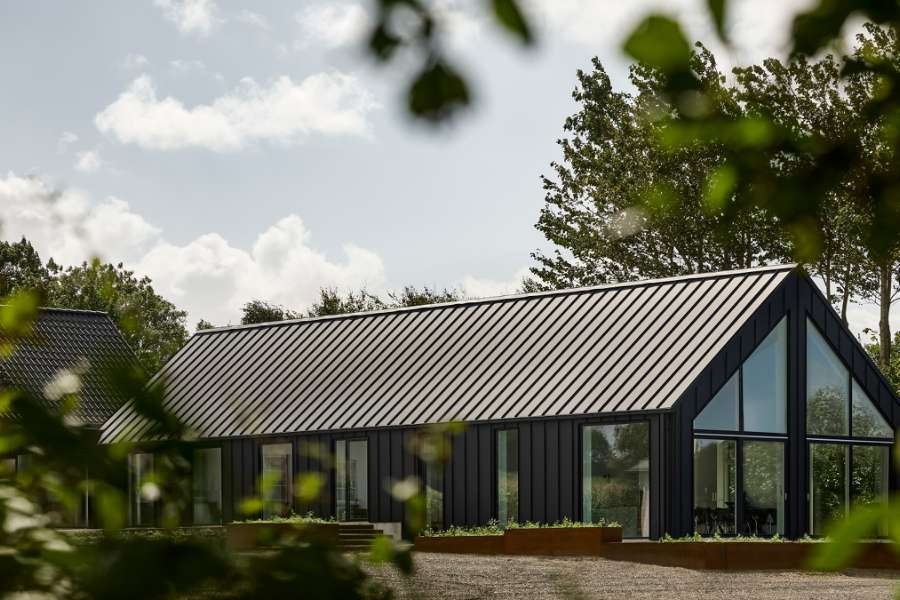 Steel roof and facade set the stage for Danish countryside charm, Bøelvej 13, 6880 Tarm, Denmark